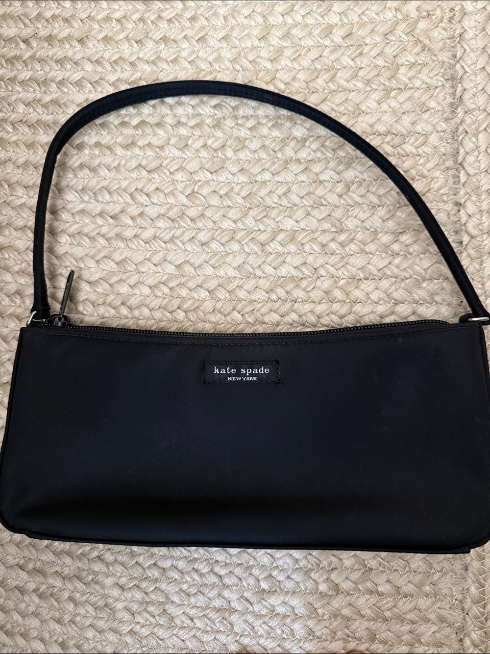 kate spade Black Nylon Shoulder Clutch